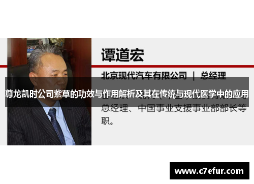 尊龙凯时公司紫草的功效与作用解析及其在传统与现代医学中的应用 尊龙凯时公司紫草的功效与作用解析及其在传统与现代医学中的应用